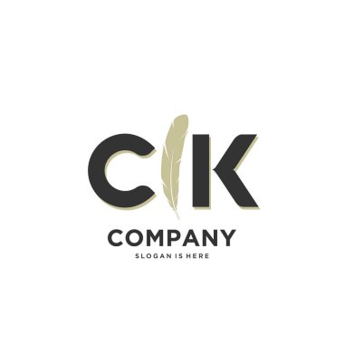 İlk harf Benzersiz yaratıcı modern modern lüks kürk süsü logosu. tasarım vektör logosu.