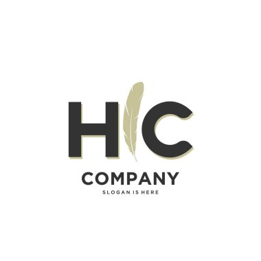 İlk harf Benzersiz yaratıcı modern modern lüks kürk süsü logosu. tasarım vektör logosu.