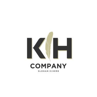 İlk harf Benzersiz yaratıcı modern modern lüks kürk süsü logosu. tasarım vektör logosu.