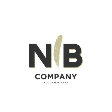 İlk harf Benzersiz yaratıcı modern modern lüks kürk süsü logosu. tasarım vektör logosu.