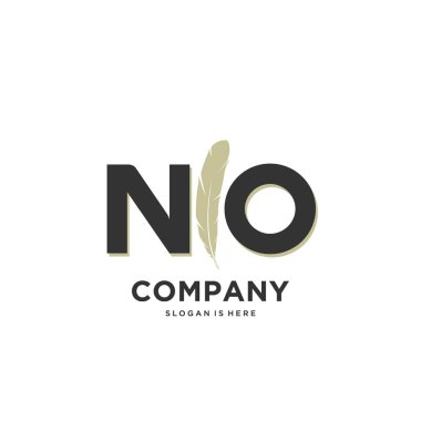 İlk harf Benzersiz yaratıcı modern modern lüks kürk süsü logosu. tasarım vektör logosu.