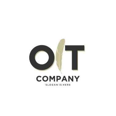 İlk harf Benzersiz yaratıcı modern modern lüks kürk süsü logosu. tasarım vektör logosu.