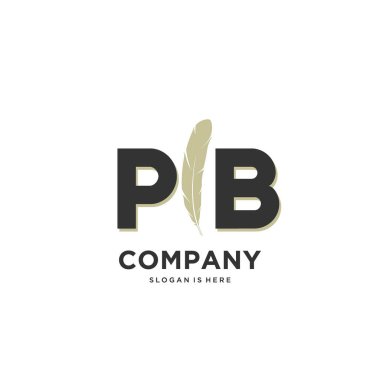 İlk harf Benzersiz yaratıcı modern modern lüks kürk süsü logosu. tasarım vektör logosu.