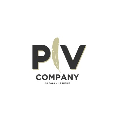 İlk harf Benzersiz yaratıcı modern modern lüks kürk süsü logosu. tasarım vektör logosu.