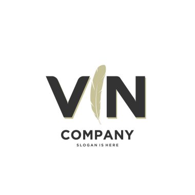 İlk harf Benzersiz yaratıcı modern modern lüks kürk süsü logosu. tasarım vektör logosu.