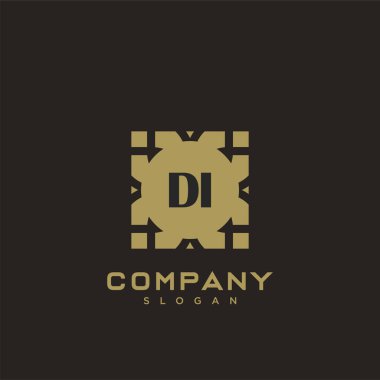 Baş harflerin baş harflerinin baş harfleri. Minimalist sembol vektör tasarımı. Lüks logot Şablonu.