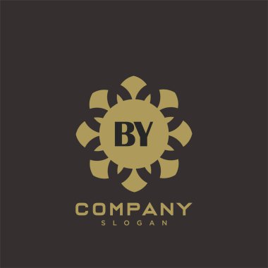 Premium harfli harflerin baş harfleri. Minimalist sembol vektör tasarımı. Lüks logot Şablonu.