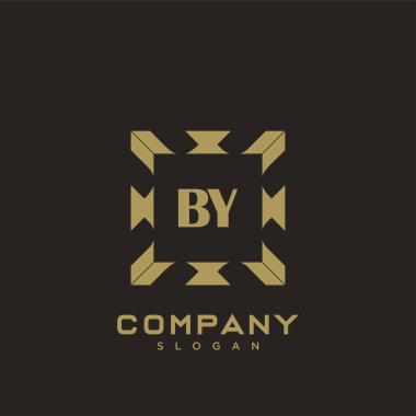 Premium harfli harflerin baş harfleri. Minimalist sembol vektör tasarımı. Lüks logot Şablonu.