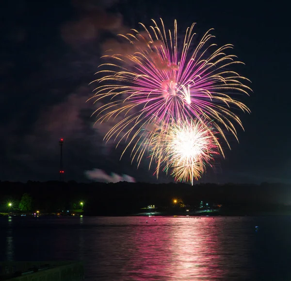 Cascading Fireworks — Stock Photo © tamifreed 12437693