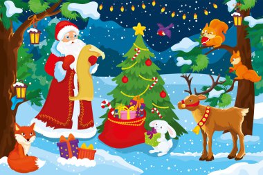 Noel Baba Hayvanlar için Noel Hediyeleri kontrol