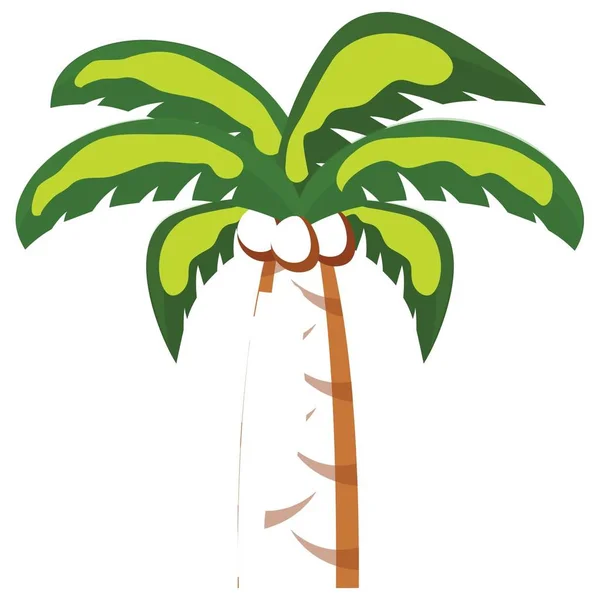Coconut tree — Stock Vector © interactimages #10274085