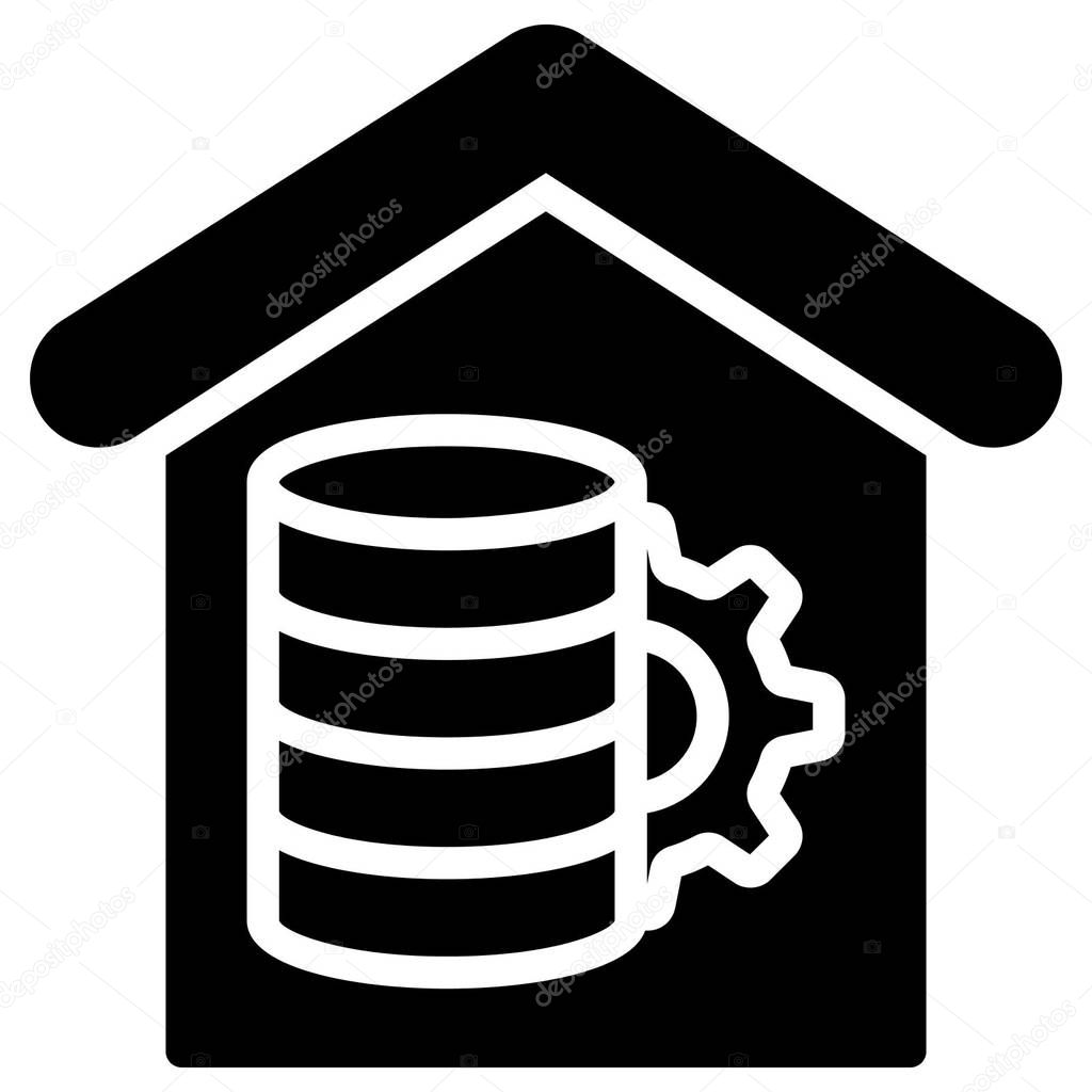 images Icon Data Warehouse Image data warehouse web icon premium vector