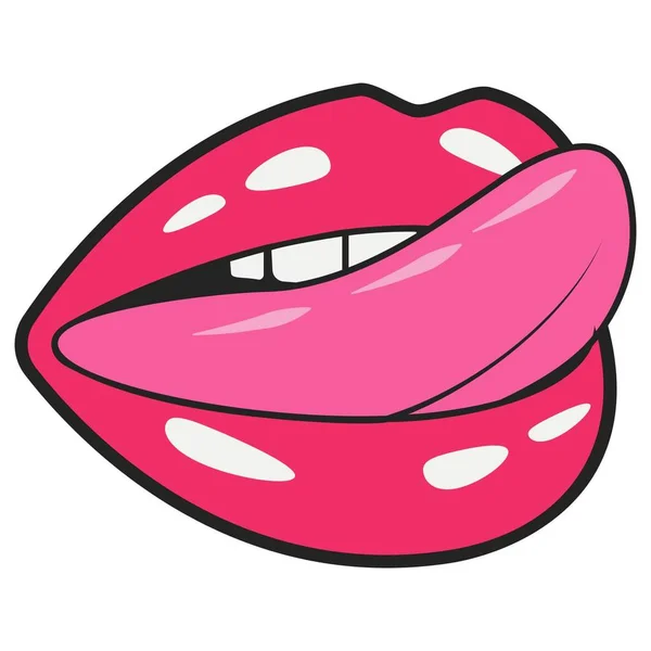 ᐈ Cartoons mouths stock pictures, Royalty Free tongue licking lips images download on