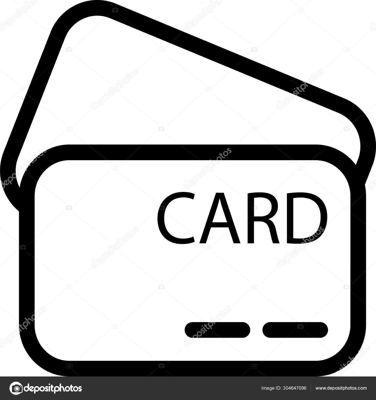 atm card simple illustration — stock vector © iconscout