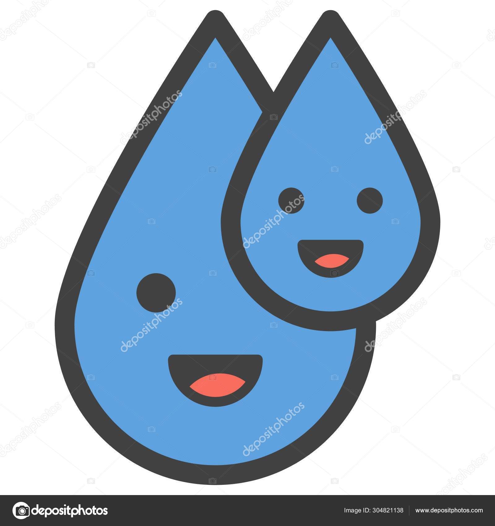 Water Drops Emoji Vector Images Royalty Free Water Drops Emoji Vectors Depositphotos