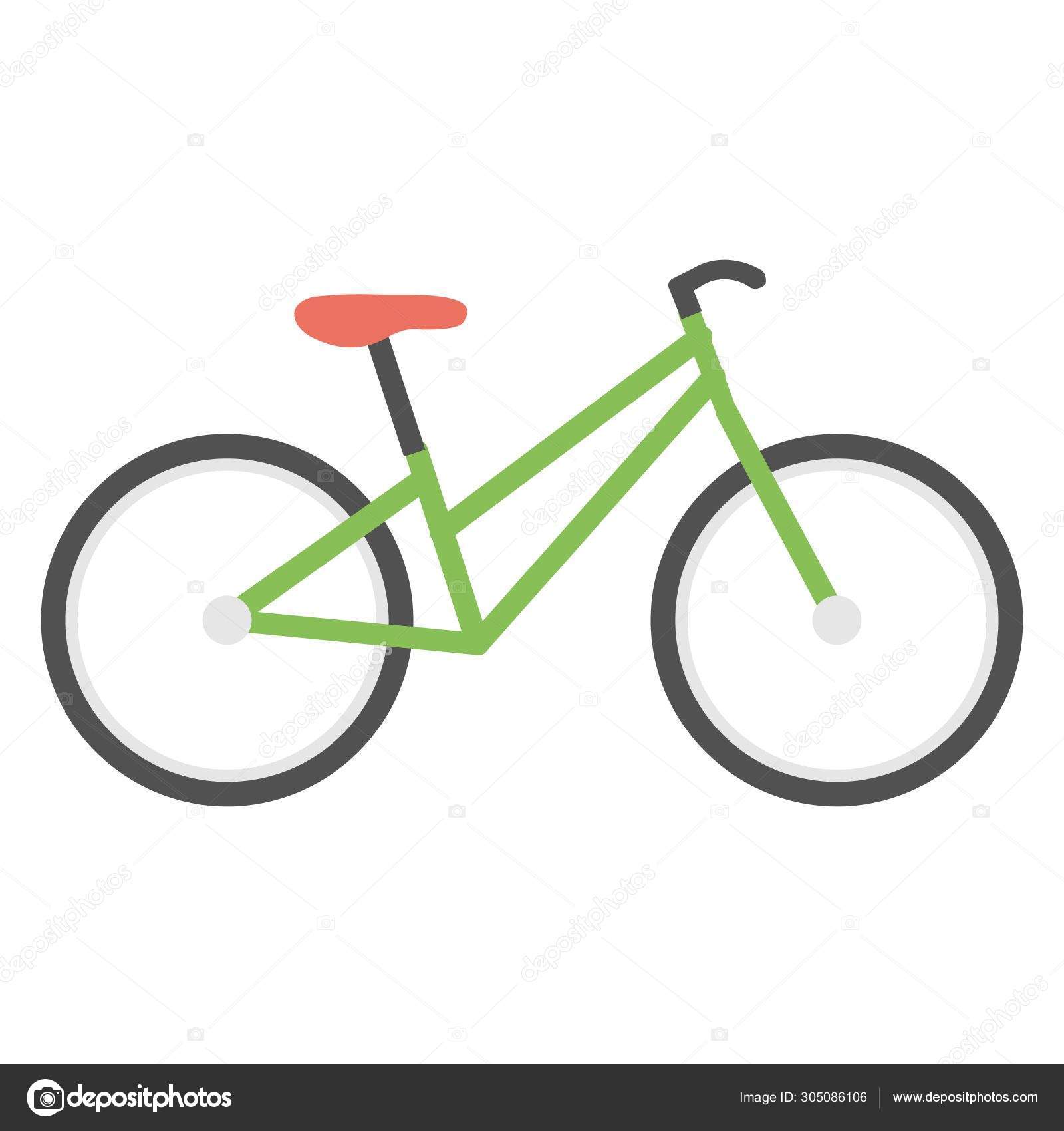 手書き 自転車 イラスト 斜め