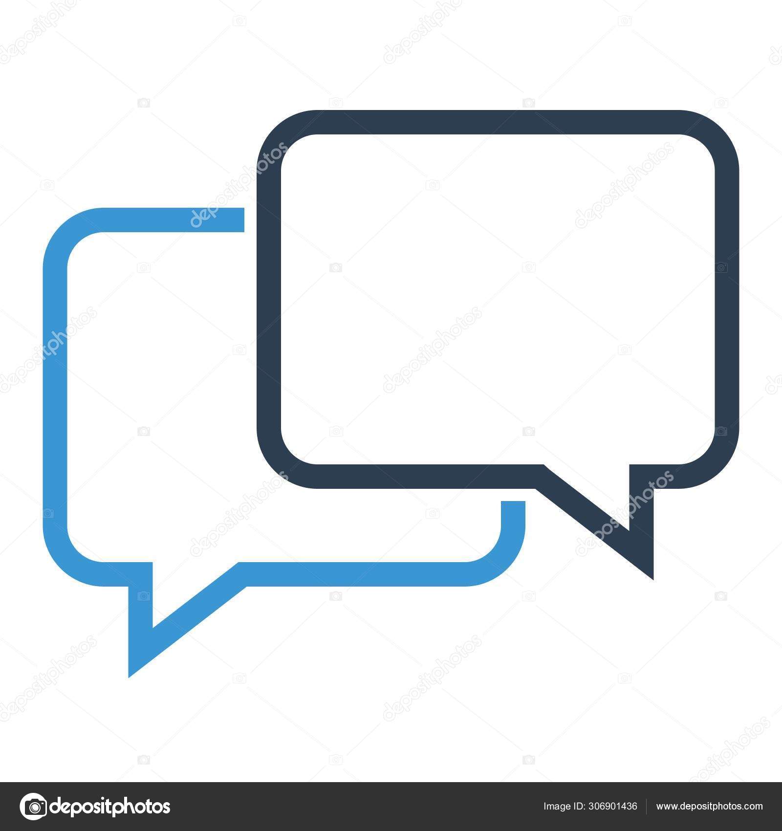 Chat Communication Conversation Dialogue Help Desk Message Bubbles