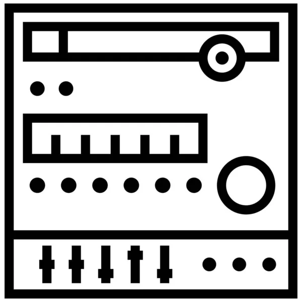 Mixing console Stock Vectors, Royalty Free Mixing console Illustrations