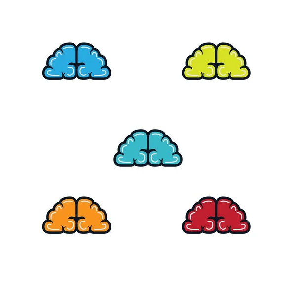 Anahat ile Brainy illüstrasyon tam renk soyut