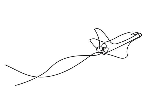 Векторний Стартап Ілюстрація Ракетного Стилю Однієї Лінії — стоковий вектор