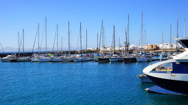 Canarios Paisajes Marinos Costa Acantilados Olas Vida Isla Flora Océano — Foto de Stock