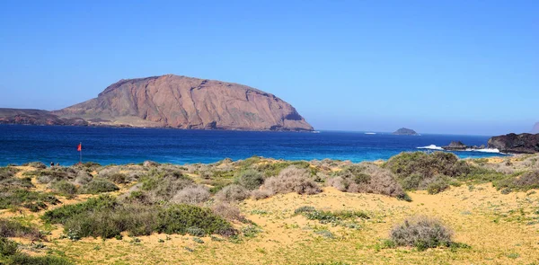 Canarische Eilanden Zeegezichten Kust Kliffen Golven Eiland Leven Flora Oceaan — Stockfoto