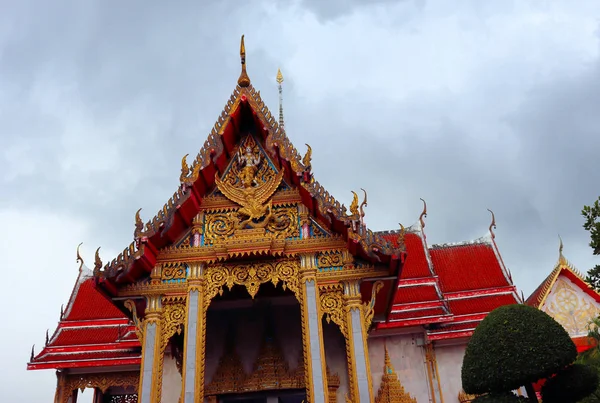 Ansichten Des Buddhistischen Chalong Tempels Thailand Phuket — Stockfoto