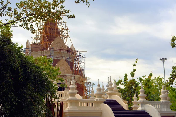 Widok Budda Świątynia Chalong Tajlandia Wyspa Phuket Azja — Zdjęcie stockowe