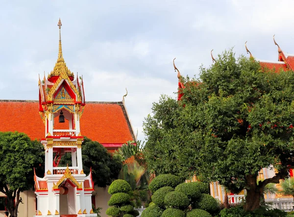 Vistas Budista Chalong Templo Phuket — Fotografia de Stock