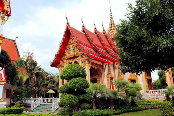 Ansichten Des Buddhistischen Chalong Tempels Thailand Phuket — Stockfoto