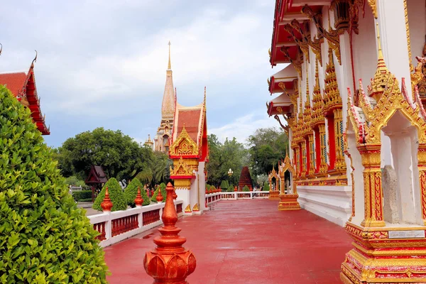 Ansichten Des Buddhistischen Chalong Tempels Thailand Phuket — Stockfoto