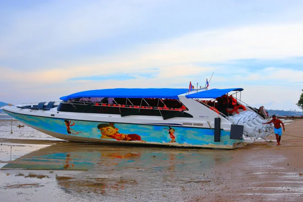 Fondo Paisaje Marino Mar Azul Arena Marea Baja Textura Primer — Foto de Stock