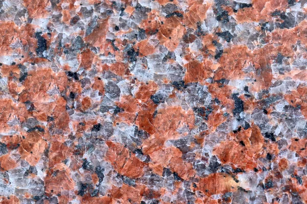 Superficie Della Parete Granito Facciata Rosso Grigio Nero Punti — Foto Stock