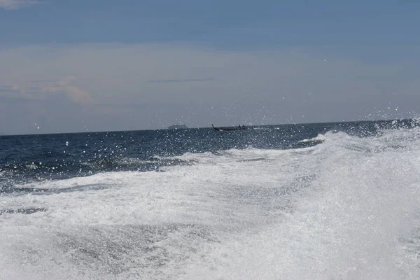 Paseo Barco Por Mar Exóticas Islas James Bond Contra Mar —  Fotos de Stock