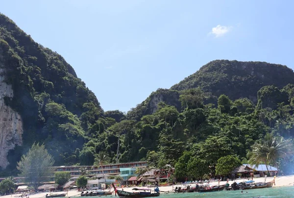 Boat Ride Sea Exotic James Bond Islands Blue Sea Waves — Stock Photo, Image