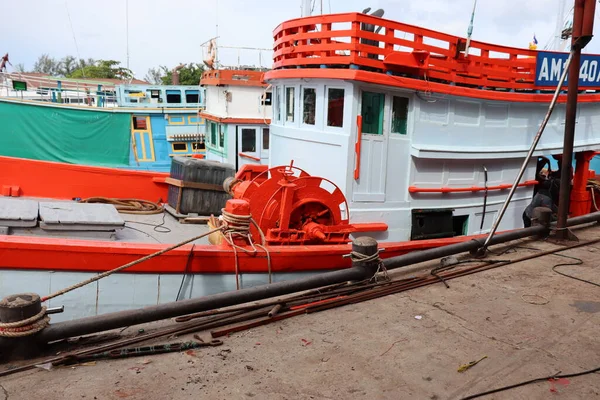 Schiffe Und Boote Porto Fischerboote Der Nähe Tropischer Inseln Ozean — Stockfoto