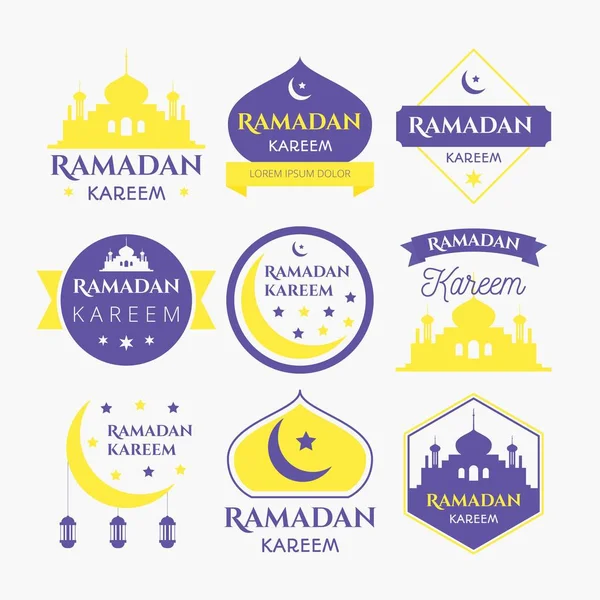 Vetor do emblema de Ramadan — Vetor de Stock