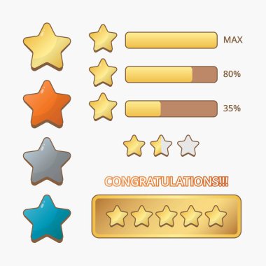 Oyun için Yıldız Koleksiyonu