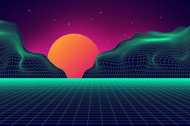 Retro soyut arkaplan