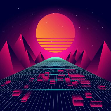 fütüristik plan vektör