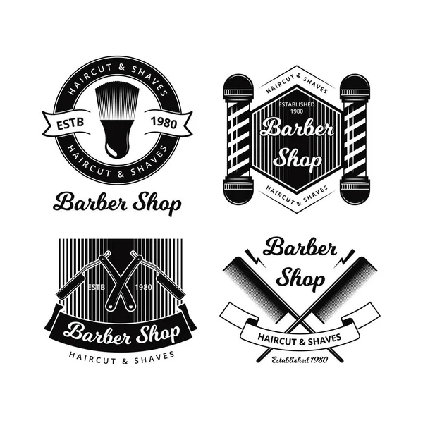 Vintage barber shop odznak — Stockový vektor