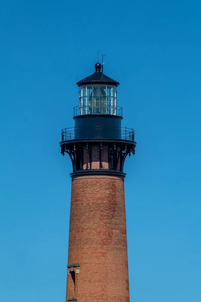 Kuriositätenstrand Leuchtturm, äußere Ufer nördlich Carolina — Stockfoto