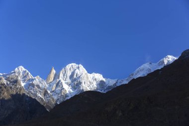 Ladyfinger en yüksek irtifa 6.200 M içinde karakurum Dağları aralığı, berksoy Muztagh, Hunza Pakistan