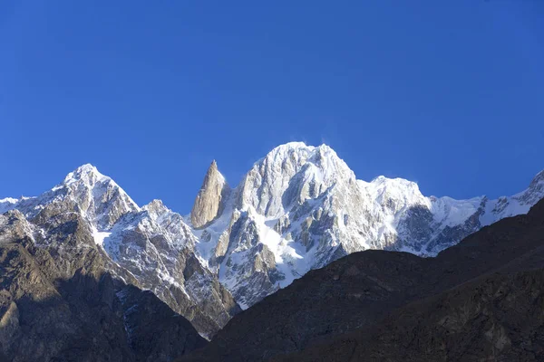 Ladyfinger Sommet Altitude 200 Dans Chaîne Montagnes Karakoram Batura Muztagh — Photo