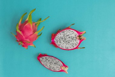 Ejderha meyve , renk blackground tropikal meyve.