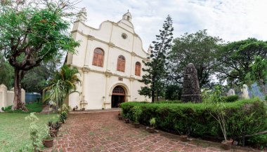 Aziz Francis Kilisesi en eski Avrupa Kilisesi ve Fort Kochi Kerala, Hindistan, popüler turizm..