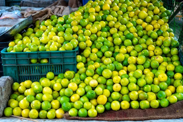 Limones Mercado India — Foto de Stock