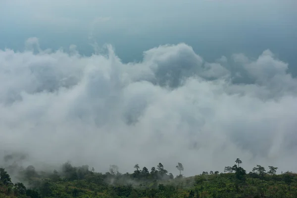 Montañas Niebla Nubes — Foto de Stock