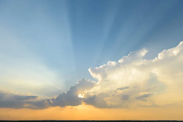 Beautiful Clouds Sunset Sky Background — Stock Photo, Image