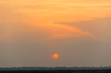 Güzel güneş ve günbatımı arka plan